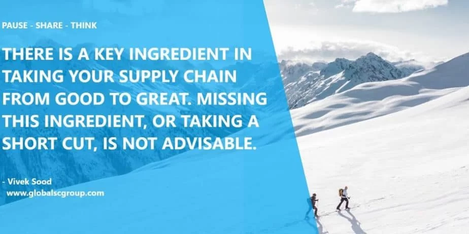 What Does It Take To Go From Good to Great in Supply Chain?